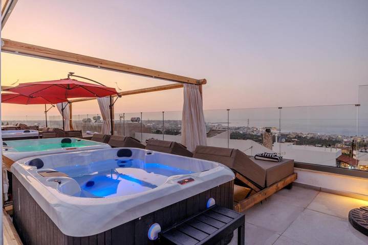 Vakantieappartement voor 4 personen, met balkon en whirlpool in Koutouloufari