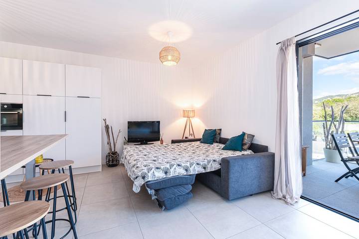 Gîte pour 4 personnes, avec terrasse, animaux acceptés à Albitreccia - 4