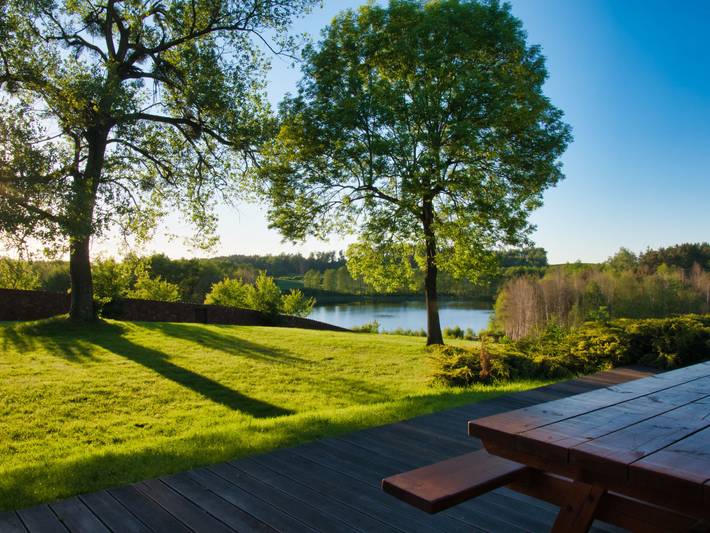 Ferienhaus für 14 Personen, mit Terrasse und Garten sowie Pool und Sauna in Kujawien-Pommern