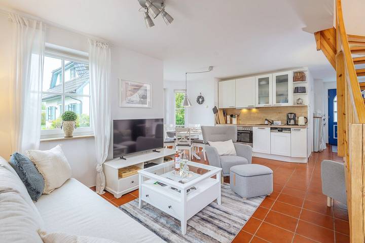Geheel appartement, Vakantieappartement voor 6 personen met terras in Born a. Darß, Born auf dem Darß