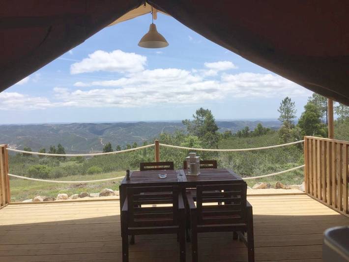 Camping für 4 Personen, mit Pool und Garten sowie Ausblick und Seeblick an der Algarve - 3