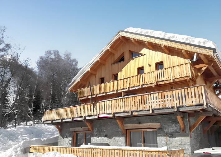 Chalet pour 14 personnes, avec terrasse à Saint-Sorlin-d'Arves