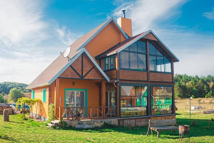 Chalet para 6 personas, con vistas además de vistas al lago y jardín, Se admiten mascotas - 1