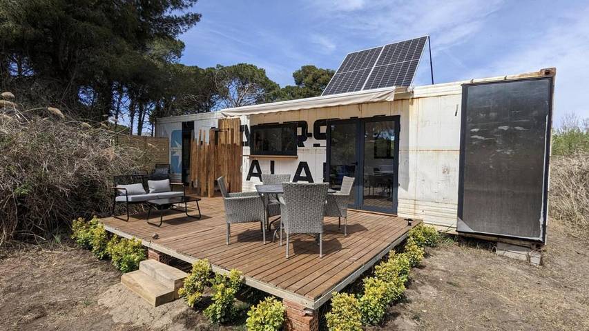 Apartamento para 4 personas, con Terraza además de Jardín y Vistas en Casteldefels