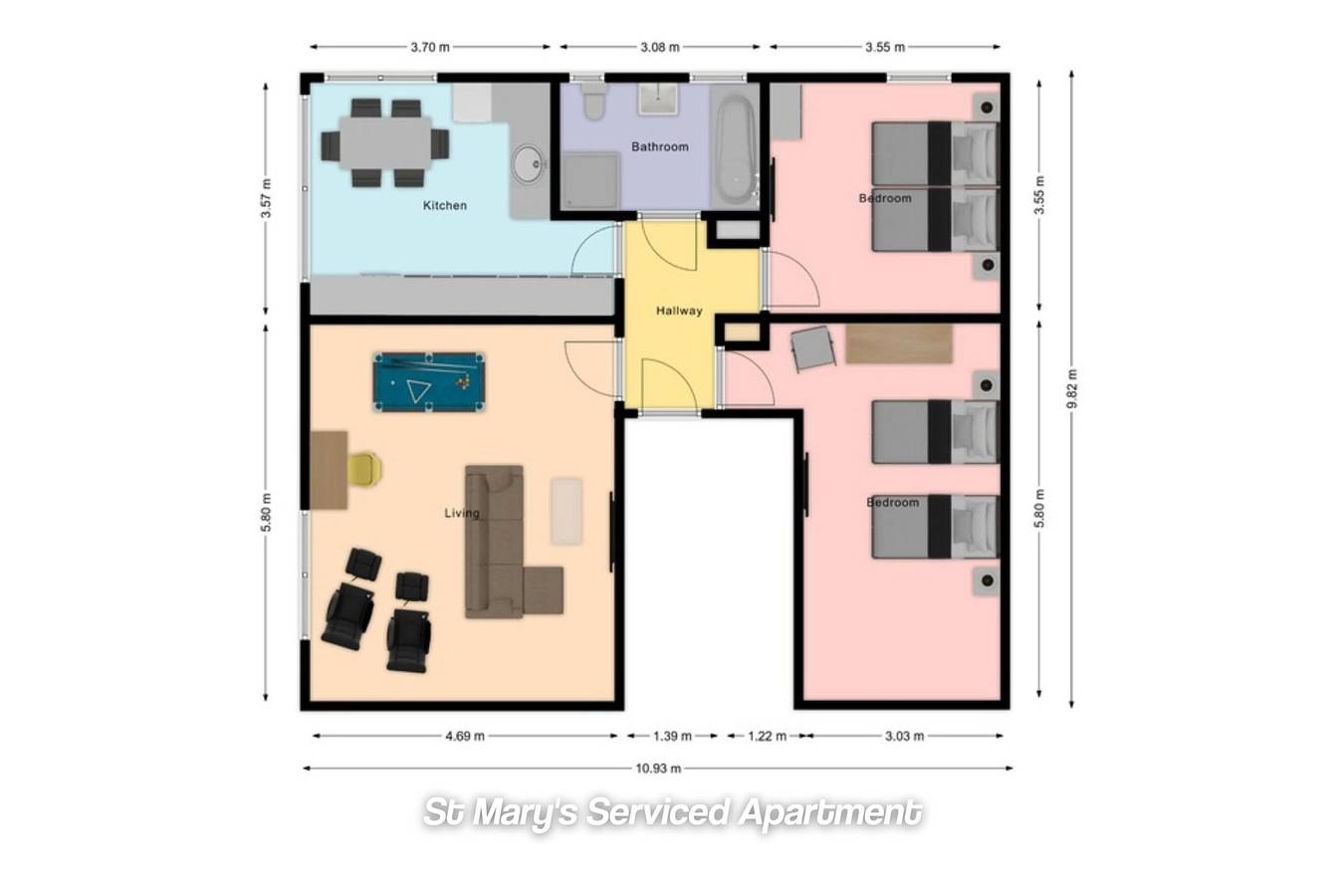 Geheel appartement, 30  Monthly Discount   St Mary s Apartment in Huntingdon, Cambridgeshire
