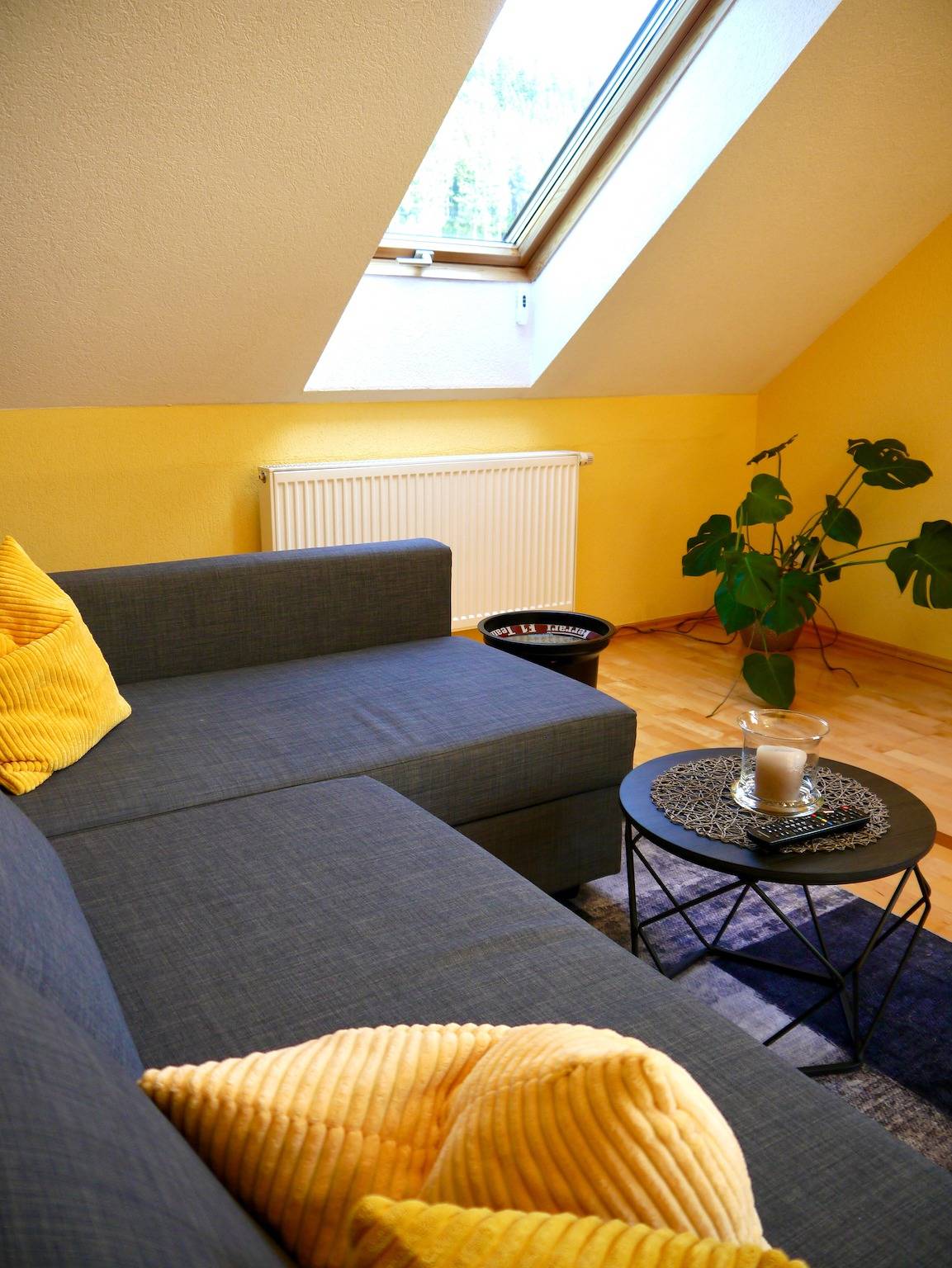 Ganze Wohnung, Ferienwohnung 'Haus Schlössleblick' mit Bergblick, Balkon und Wlan in Oberwolfach, Kinzigtal