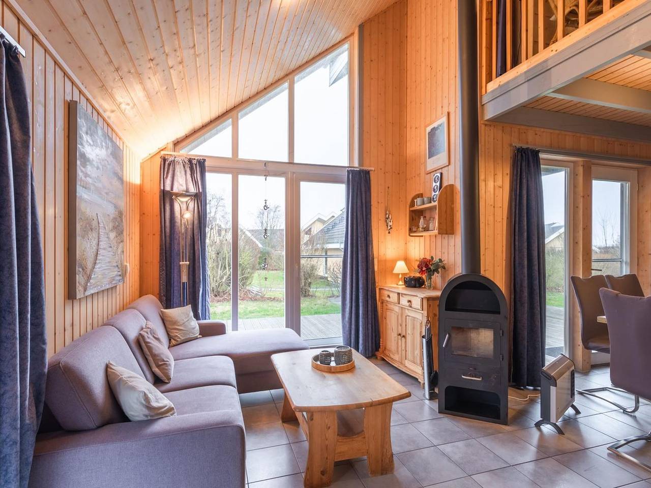 Ferienhaus im skandinavischen Stil in Rechlin, Müritz