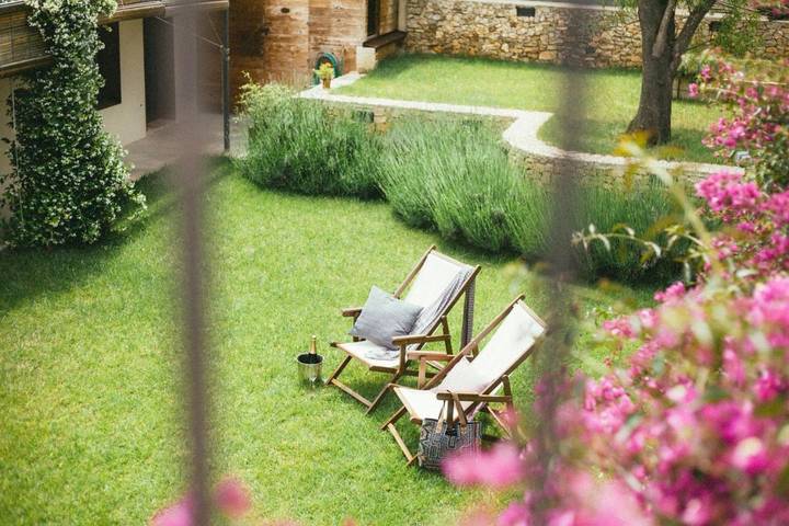Chambre d’hôte pour 2 personnes, avec Terrasse ainsi que Jardin et Piscine à Pals