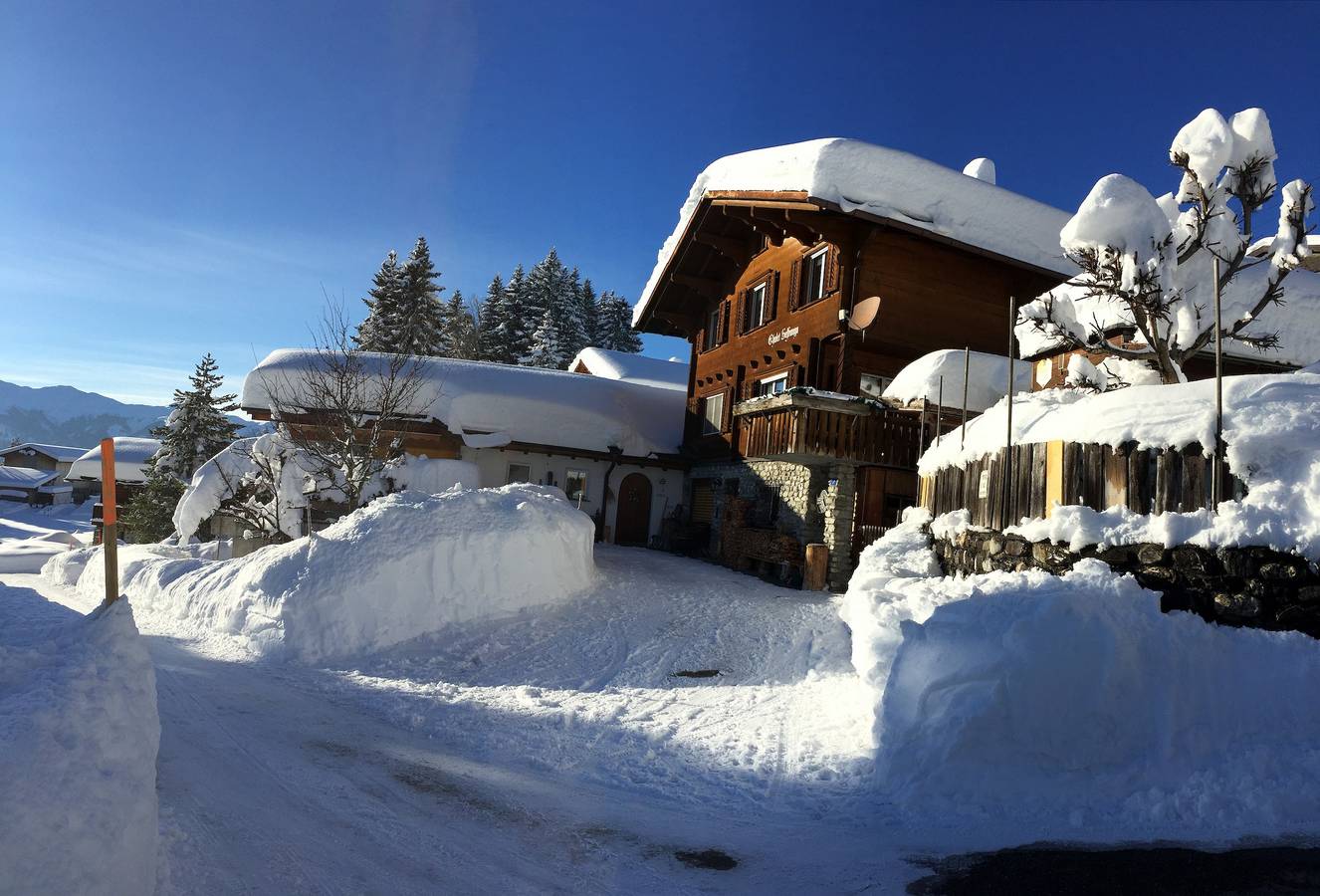 Apartamento vacacional entero, Ferienwohnung Chalet Selfranga - 4.5 Zimmer Ferienwohnung im Chalet Selfranga in Luzein, Plessur alps