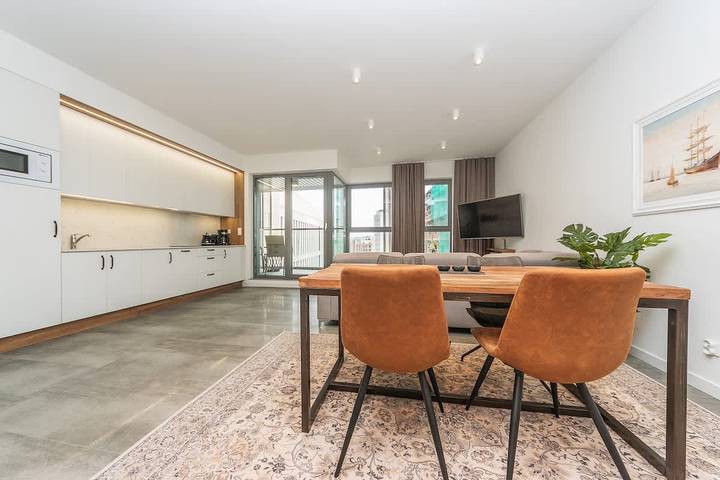 Gîte pour 4 personnes, avec balcon/terrasse, adapté aux familles à Gdańsk - 3