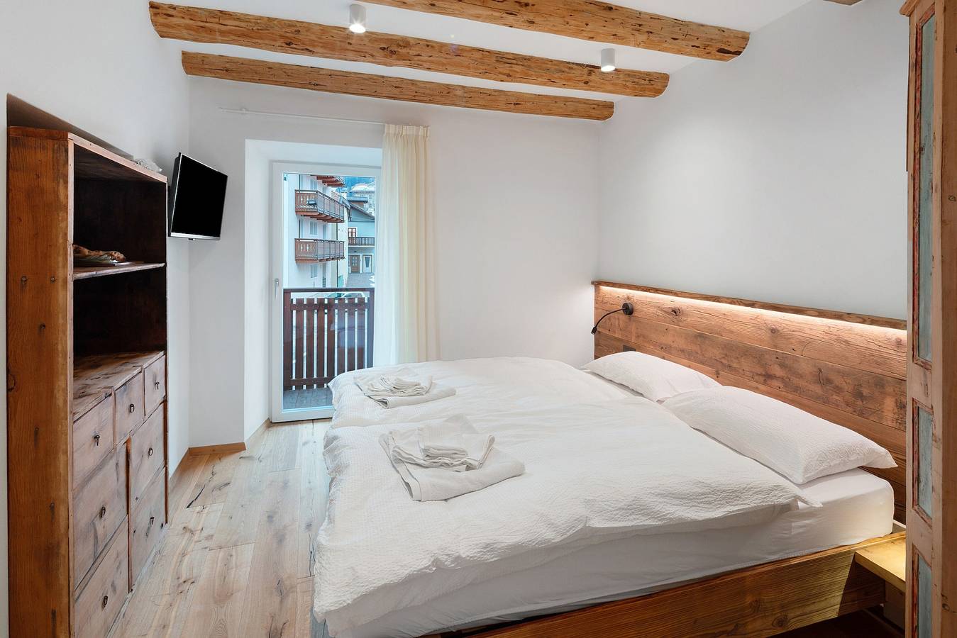 Ganze Wohnung, Apartment „Casa Patty Moena“ mit Bergblick, Balkon und Wlan in Moena, Dolomiti Superski