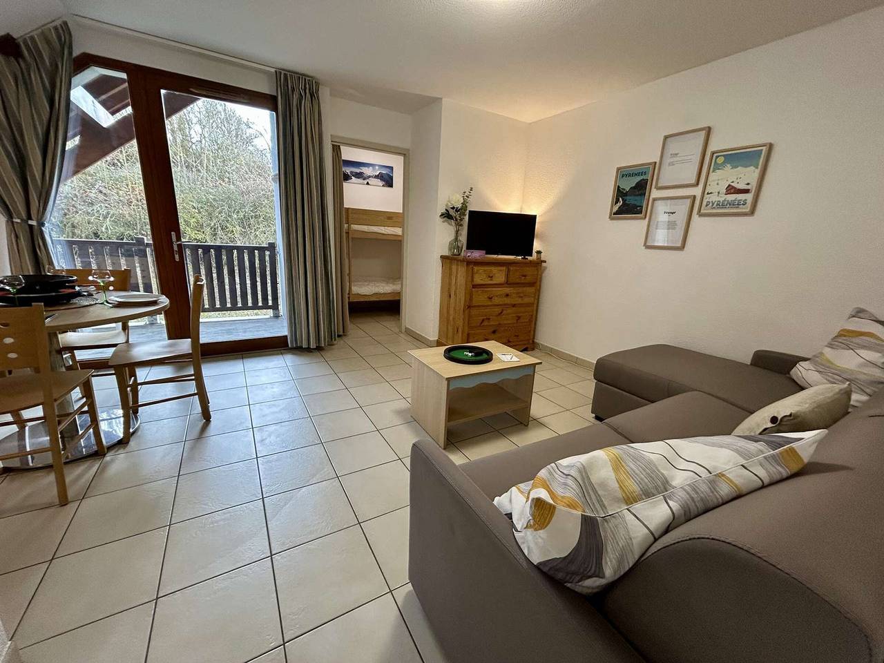 Studio entier, Studio cabine avec wifi et parking - 4 pers. in Arreau, Pyrénées