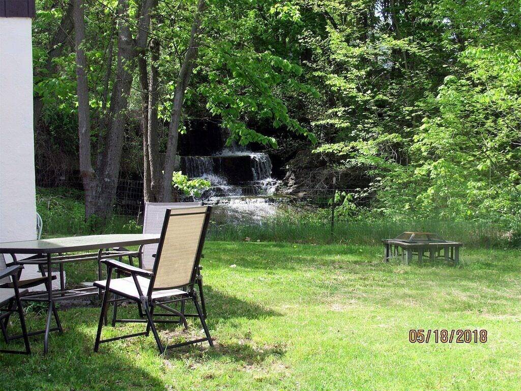 Rustic, Cozy Cottage with Backyard Waterfall and Cayuga Lake Views! in Northwest Ithaca, Cayuga Lake
