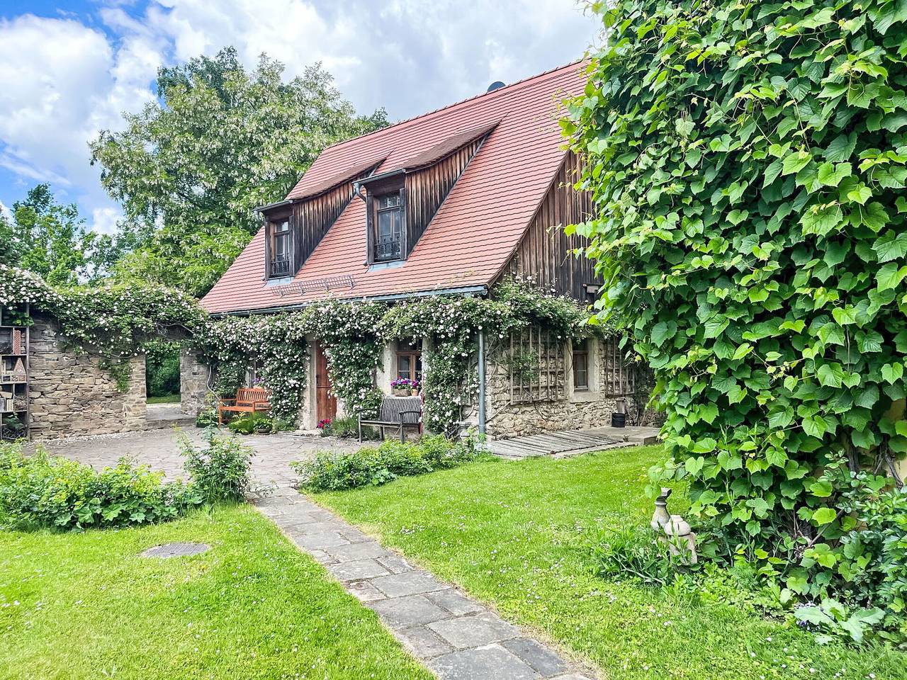 Rosencottage - Rosencottage 100.1 in Falkenhain, Lossatal