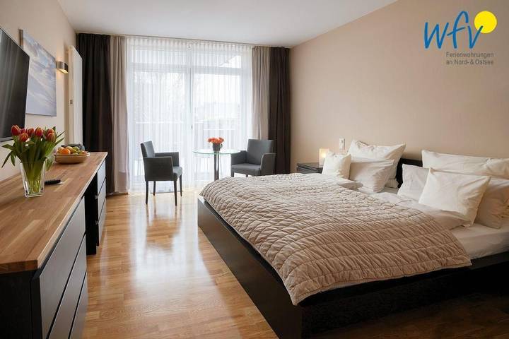 Ferienwohnung für 2 Personen, mit Terrasse und Garten auf Borkum