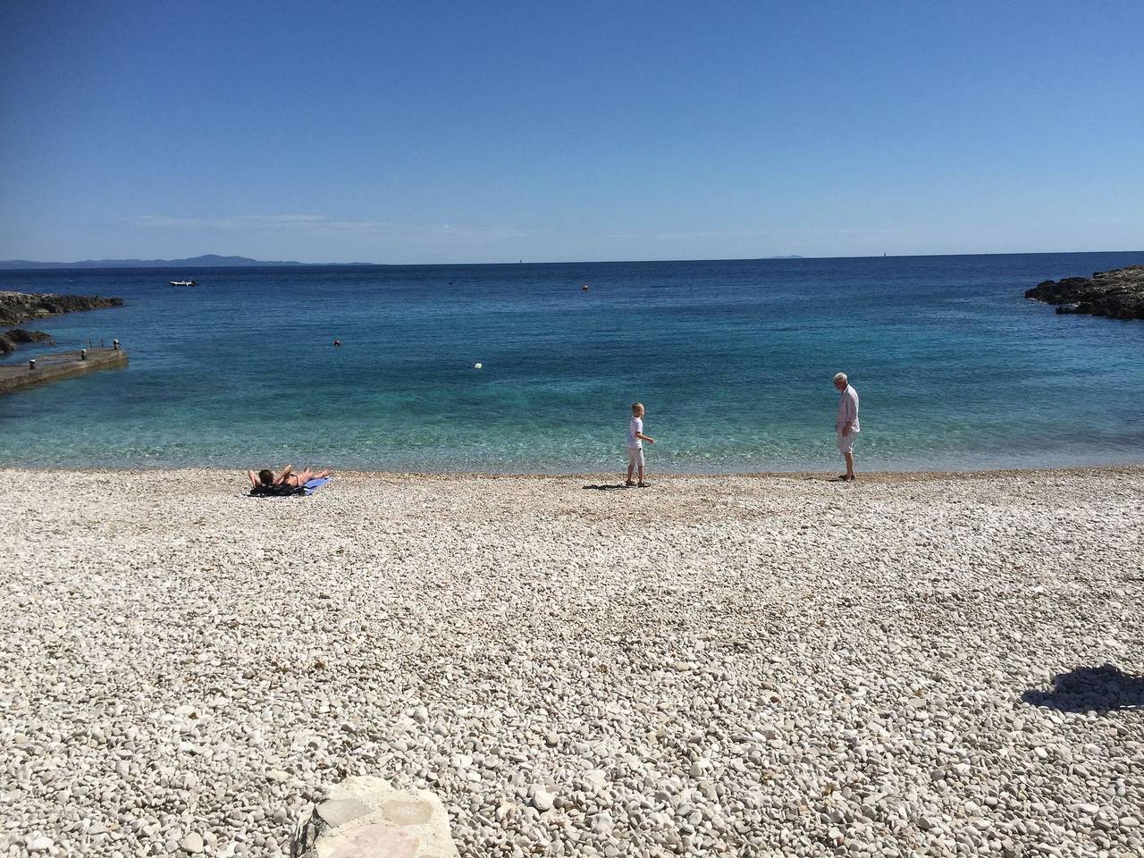 Holiday home for 4 people with terrace in Hvar