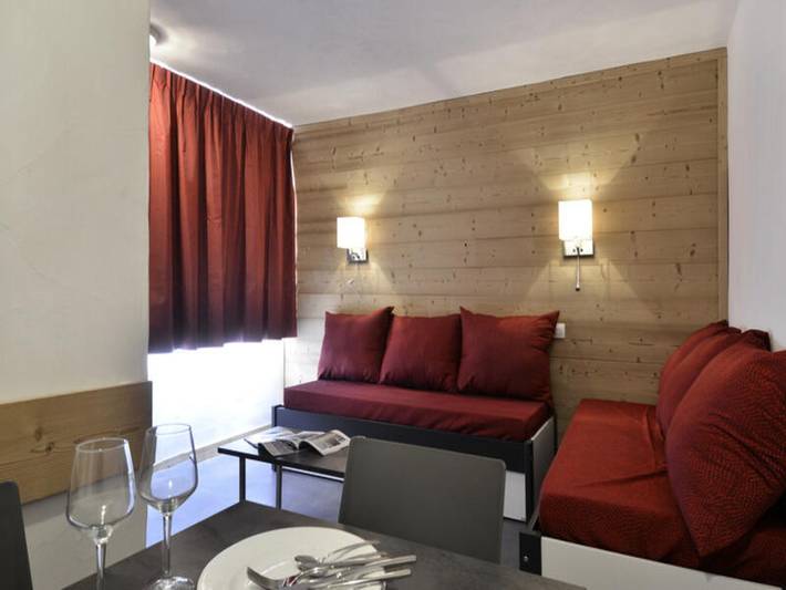 Gîte pour 5 personnes, avec balcon, animaux acceptés dans Plagne Bellecote - 4