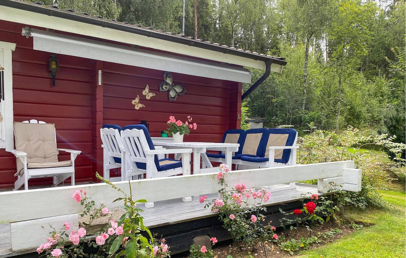 Ferienhaus für 4 Personen mit Terrasse in Kronoberg