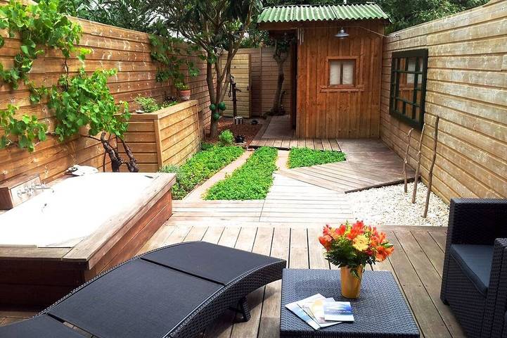 Appartement de vacances pour 4 personnes, avec Balcon et Jardin