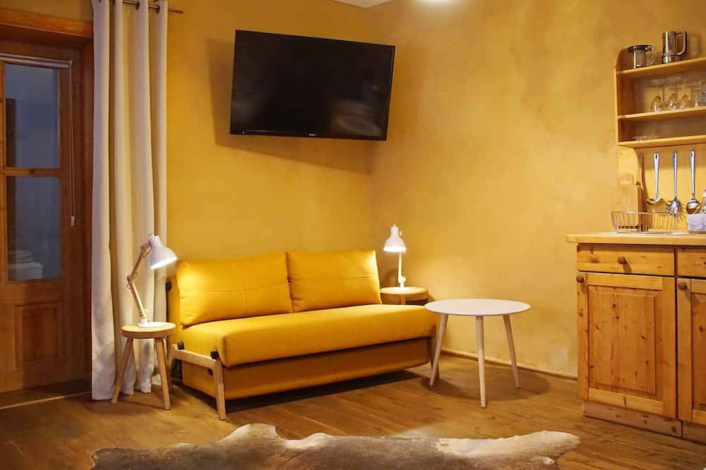 Ganze Wohnung, Studio Eg - lehmgeputztes Superior Studio, barrierefrei, Garten, Sauna in Greiz, Region Greiz