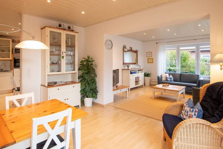 Ferienwohnung für 4 Personen, mit Terrasse und Garten auf Borkum
