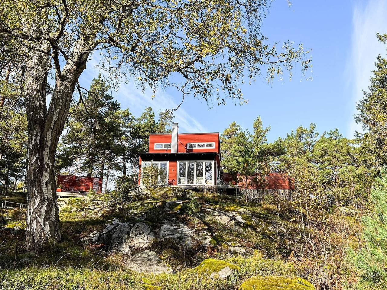 Friedliches Inselhaus in Meeresnähe in Hölö, Fagelbrolandet