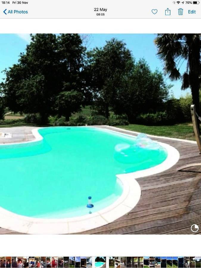 Location de vacances pour 2 personnes, avec vue ainsi que piscine et jardin, animaux acceptés à Saint-Sernin - 4