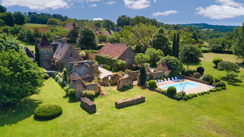 Gîte pour 12 personnes, avec piscine à Saint-Geniès - 4