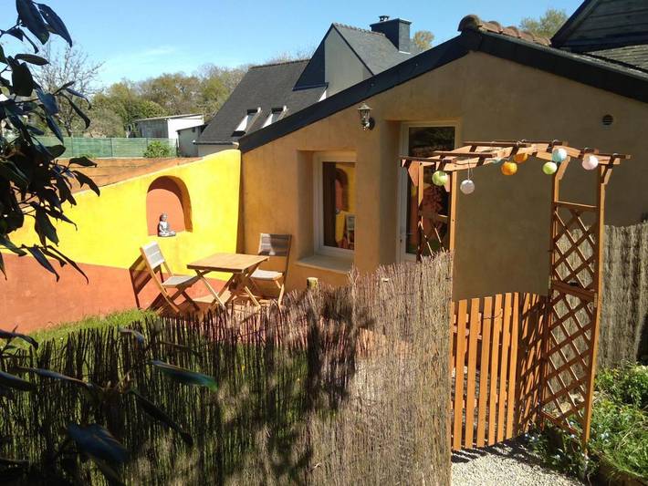 Maison de vacances pour 3 personnes, avec Terrasse et Jardin à Pluvigner