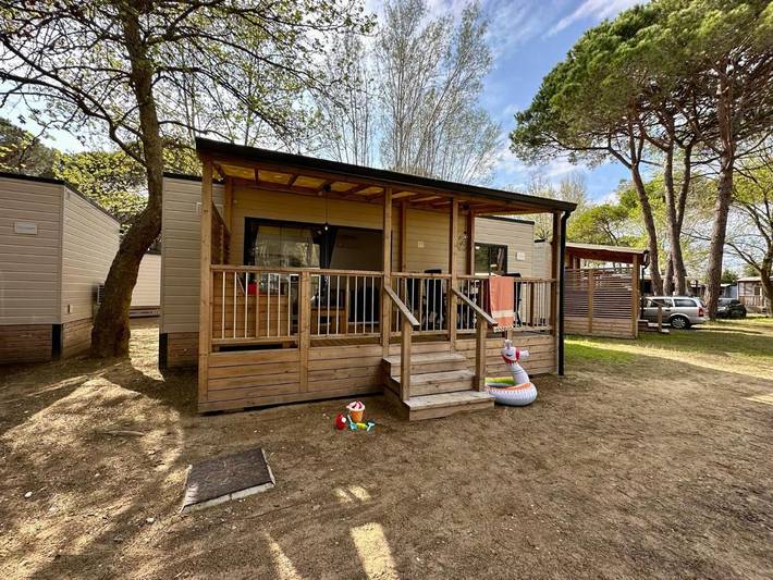Camping für 6 Personen, mit Balkon und Terrasse sowie Garten und Kinderpool in Punta Sabbioni
