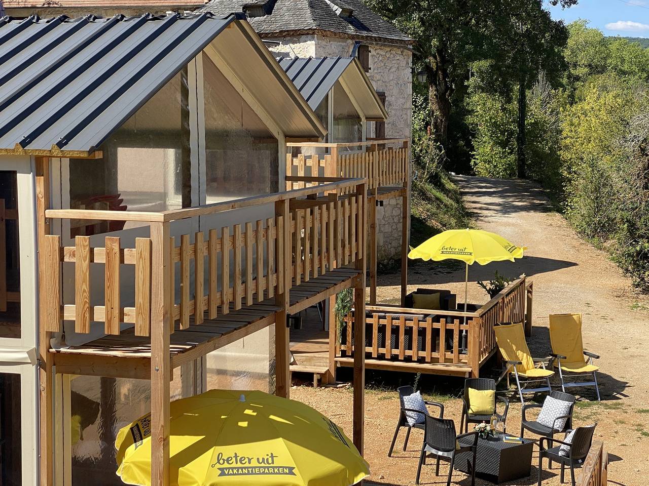 La Draille — Belle Vue luxury lodge tent in Souillac, Lot