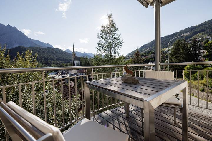 Vakantiewoning voor 4 personen, met balkon in Scuol
