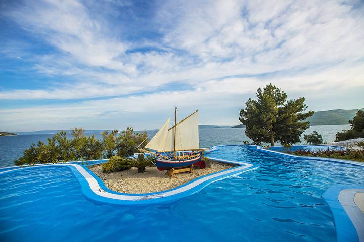 Ferienpark für 7 Personen, mit Pool in Kroatien