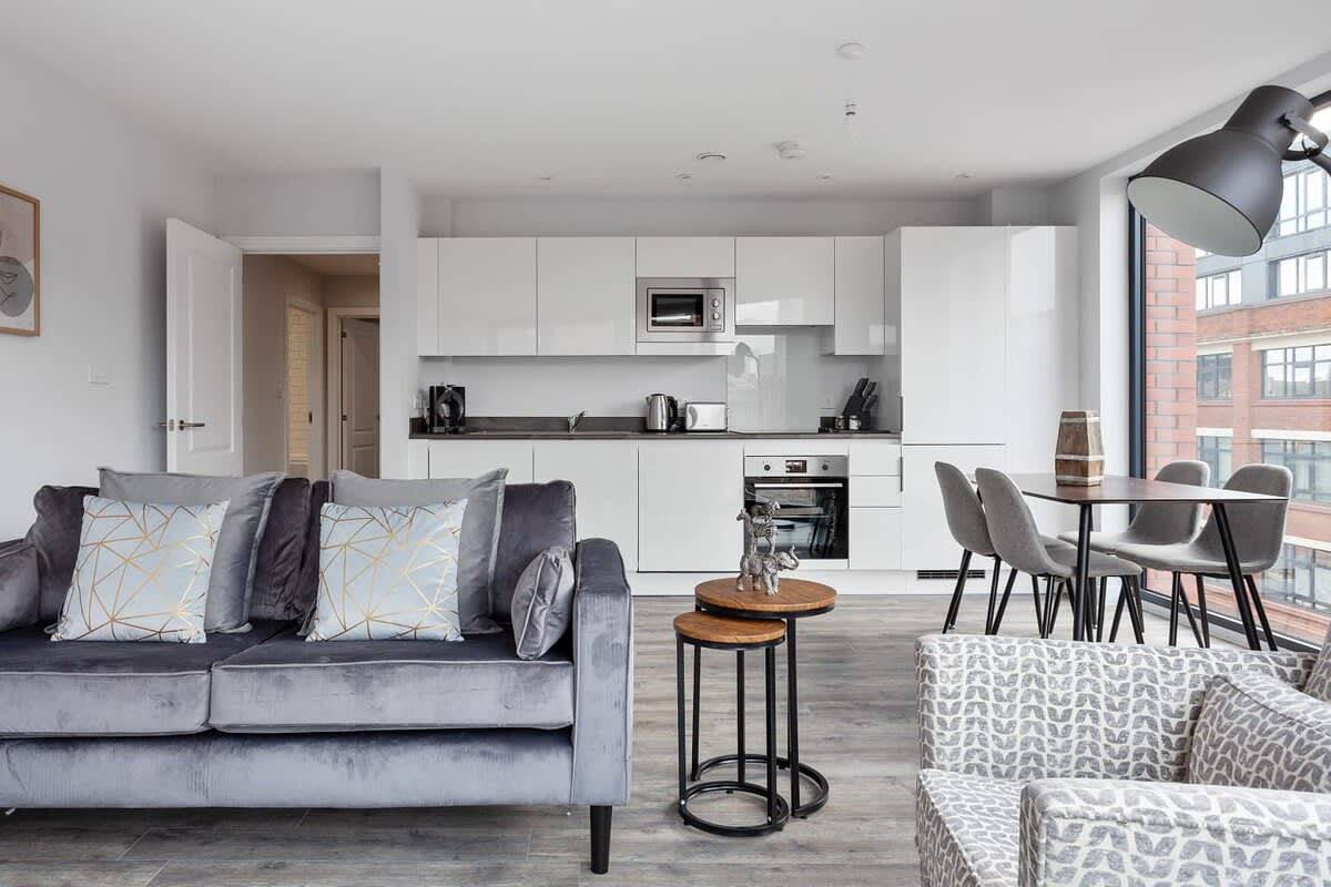 Apartamento entero, Modern & Spacious Apartment In Central Birmingham in Birmingham, Birmingham y alrededores