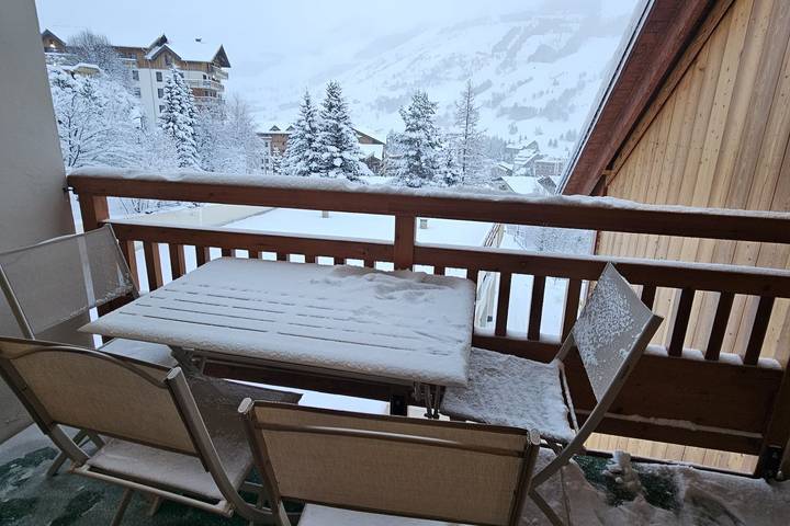 Gîte pour 4 personnes, avec balcon, adapté aux familles à Vénosc