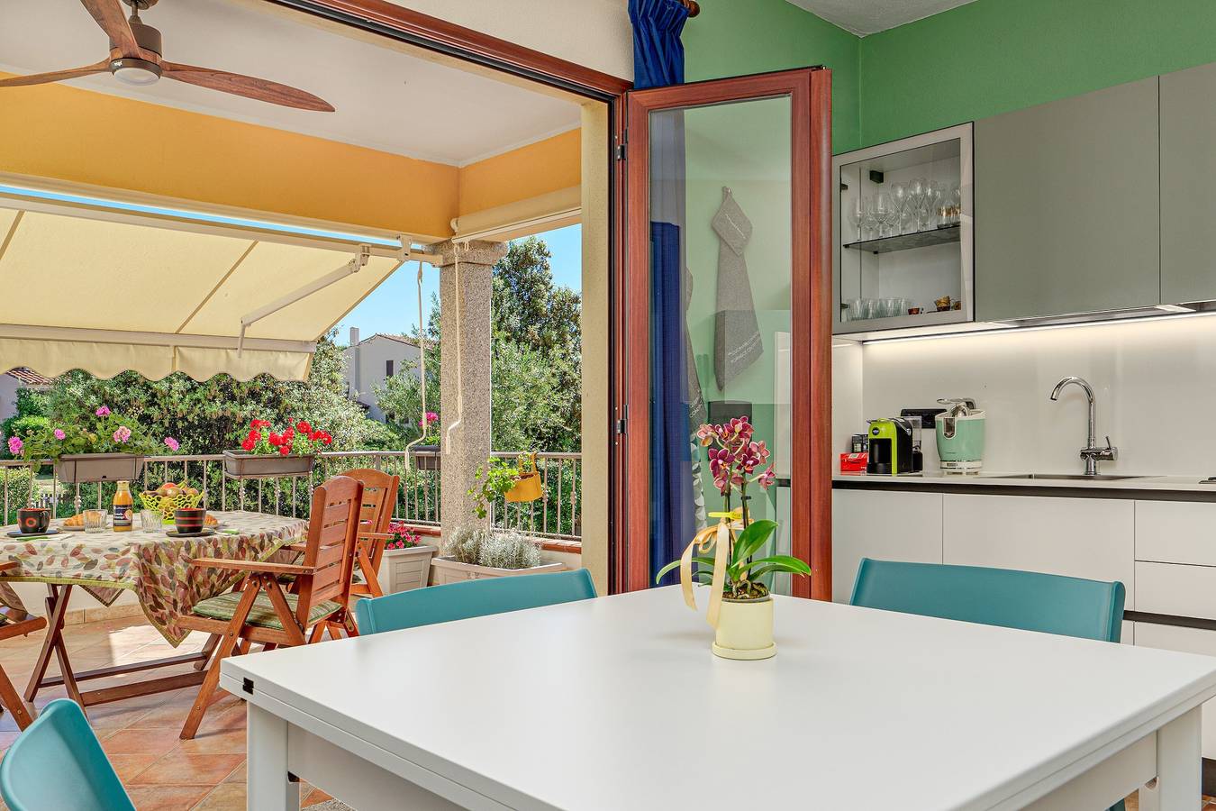 Apartamento entero, Apartamento 'Agata Verde' con vistas a las colinas y al jardín in Porto Ottiolu, Budoni
