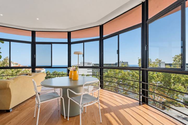 Apartamento de férias para 6 pessoas, com Vista para o mar no Funchal