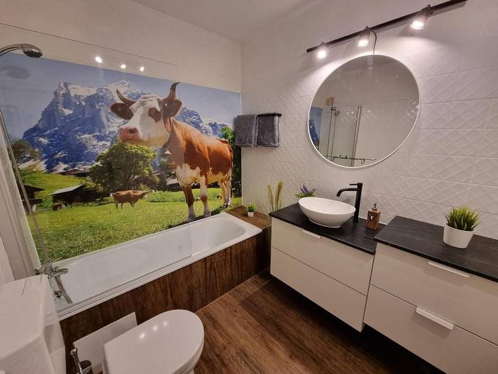 Ferienwohnung für 4 Personen, mit Garten und Ausblick - 1