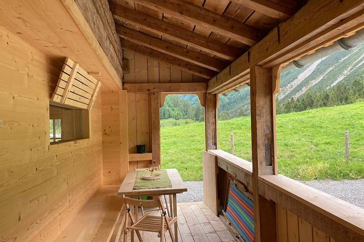 Blockhütte für 5 Personen, mit Garten in Schoppernau - 2