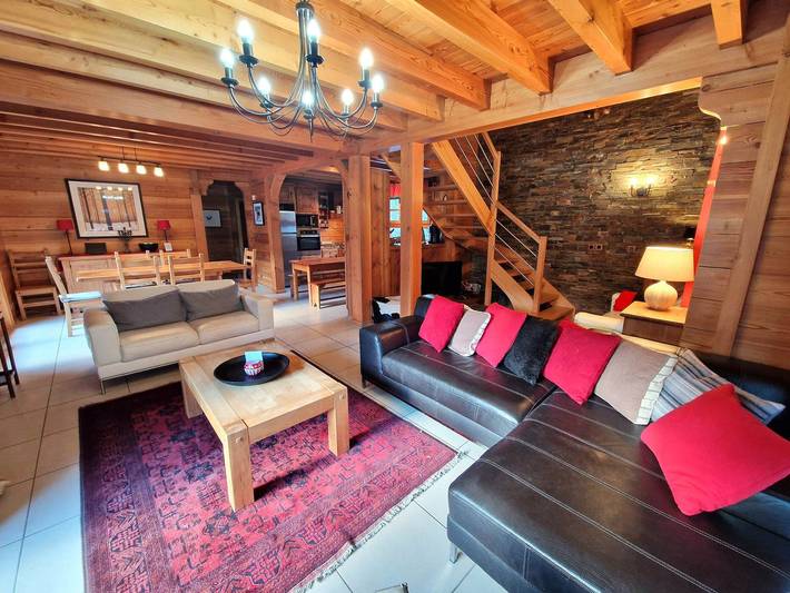 Chalet pour 14 personnes, avec balcon dans Valfréjus - 4