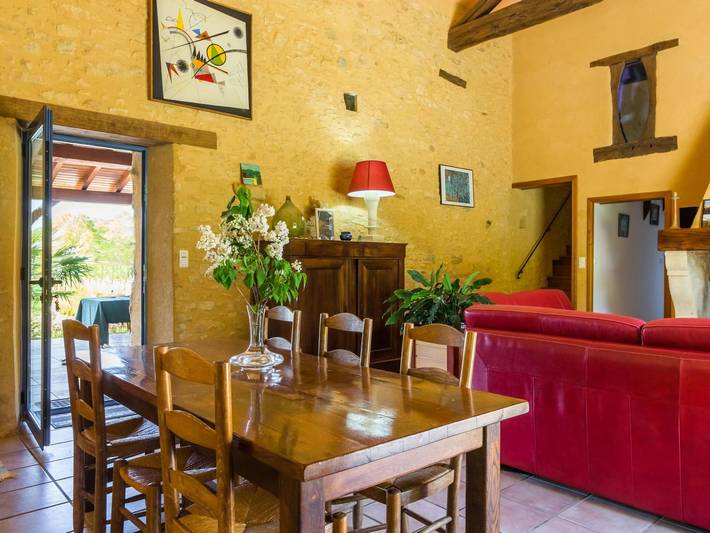 Location de vacances pour 6 personnes, avec piscine et jardin à Salles-de-Belvès - 3