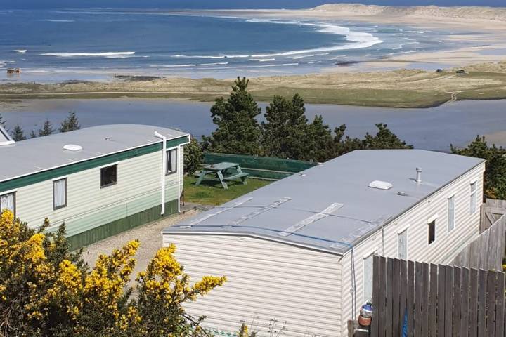 Blockhütte für 6 Personen, mit Meerblick und Garten - 1