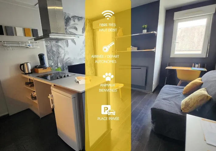 Holiday apartment for 2 people, with terrace, with pets - 1