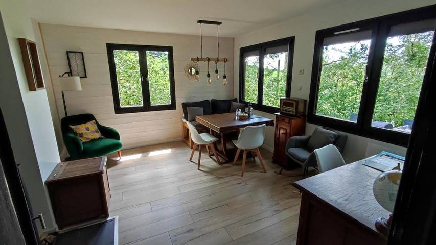 Chalet pour 4 personnes, avec Terrasse ainsi que Jardin et Vue à Fresnes-en-Woëvre