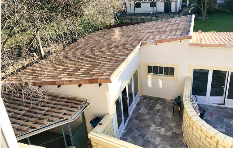 Ferienhaus für 2 Personen, mit Terrasse und Pool - 1