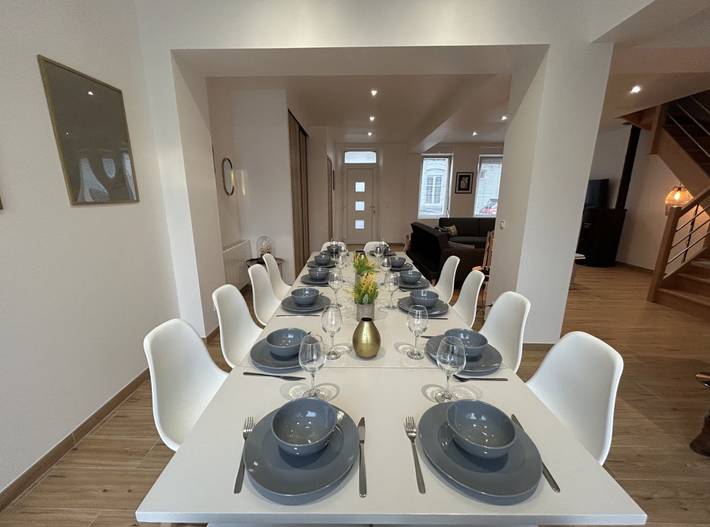 Gîte pour 13 personnes, avec jardin et terrasse dans Berck-Plage