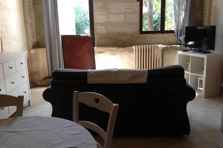 Apartamento entero, Casa de carastería \"Antiguo molino de seda\". in Rochefort-du-Gard, Region de Nimes