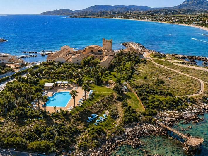 Appartamento per 3 persone, con Terrazza e Giardino nonché Piscina a Valderice