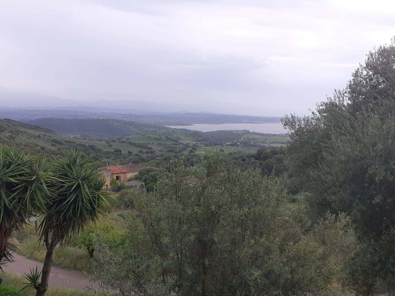 Zimmer „Matrimoniale mit Gemeinschaftsterrasse“, Seeblick, Terrasse & Wlan in Oscheri, Olbia-Tempio