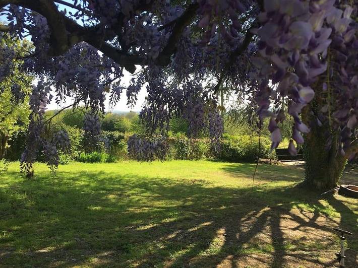 Maison de vacances pour 4 personnes, avec piscine ainsi que vue et jardin